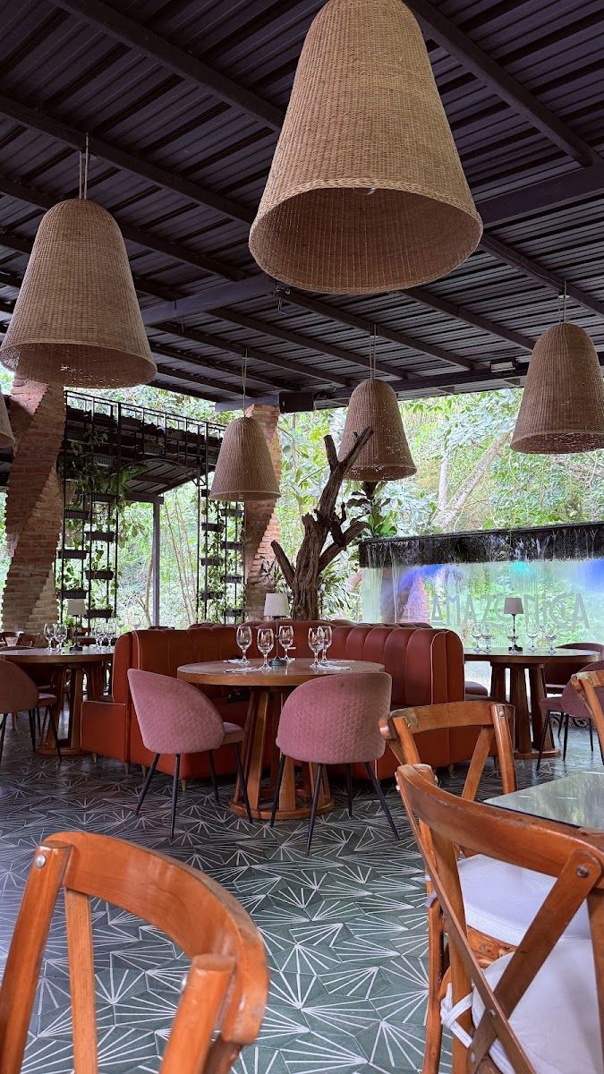 Salón con lámparas — Amazónica