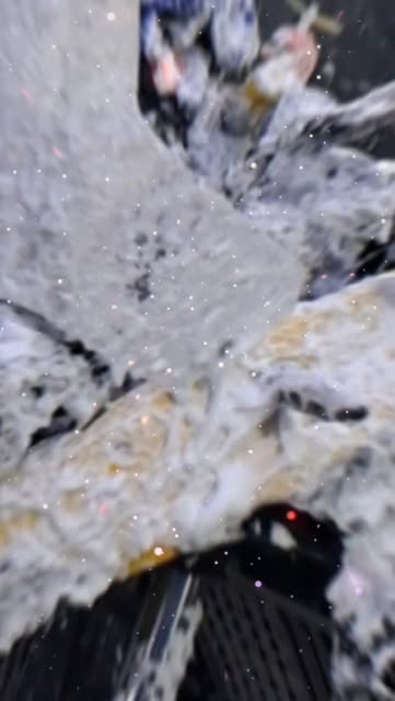 Detalle de espuma activa