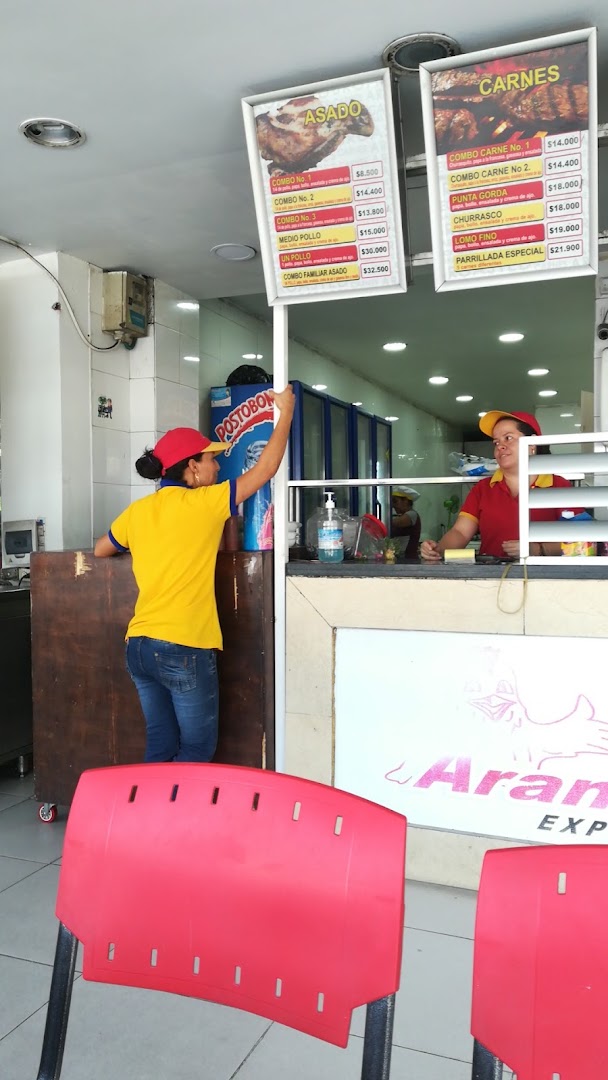 Entrada y mostrador — Arana Express