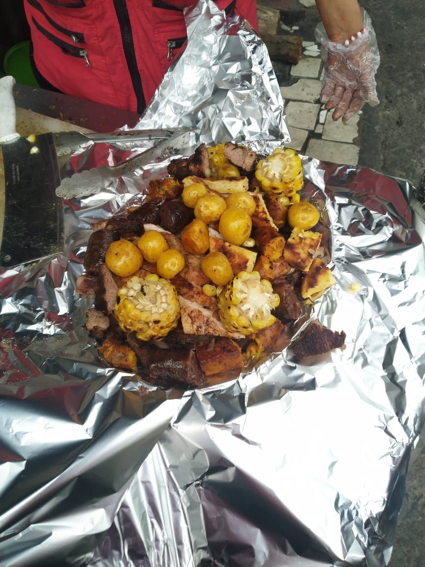 Picada con mazorca — Asadero El Chiguiro