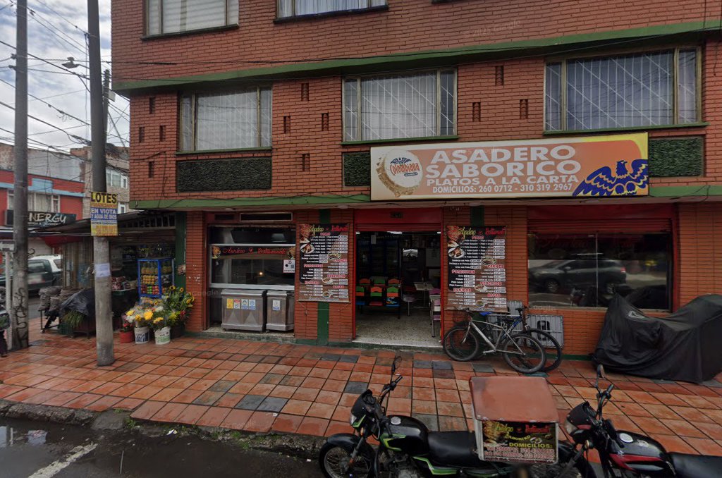 Fachada sobre la calle — Asadero Saborico