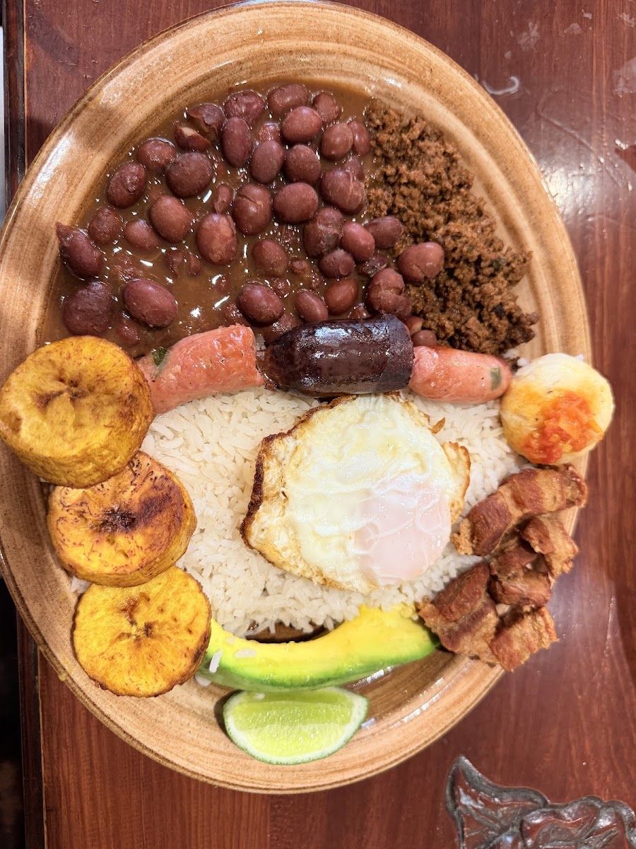 Banquete tradicional Colombiano