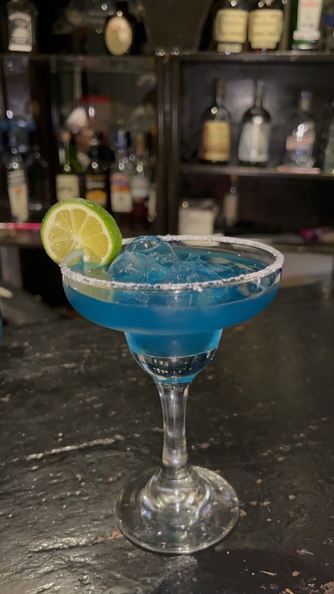 Cóctel azul — Banquete tradicional Colombiano