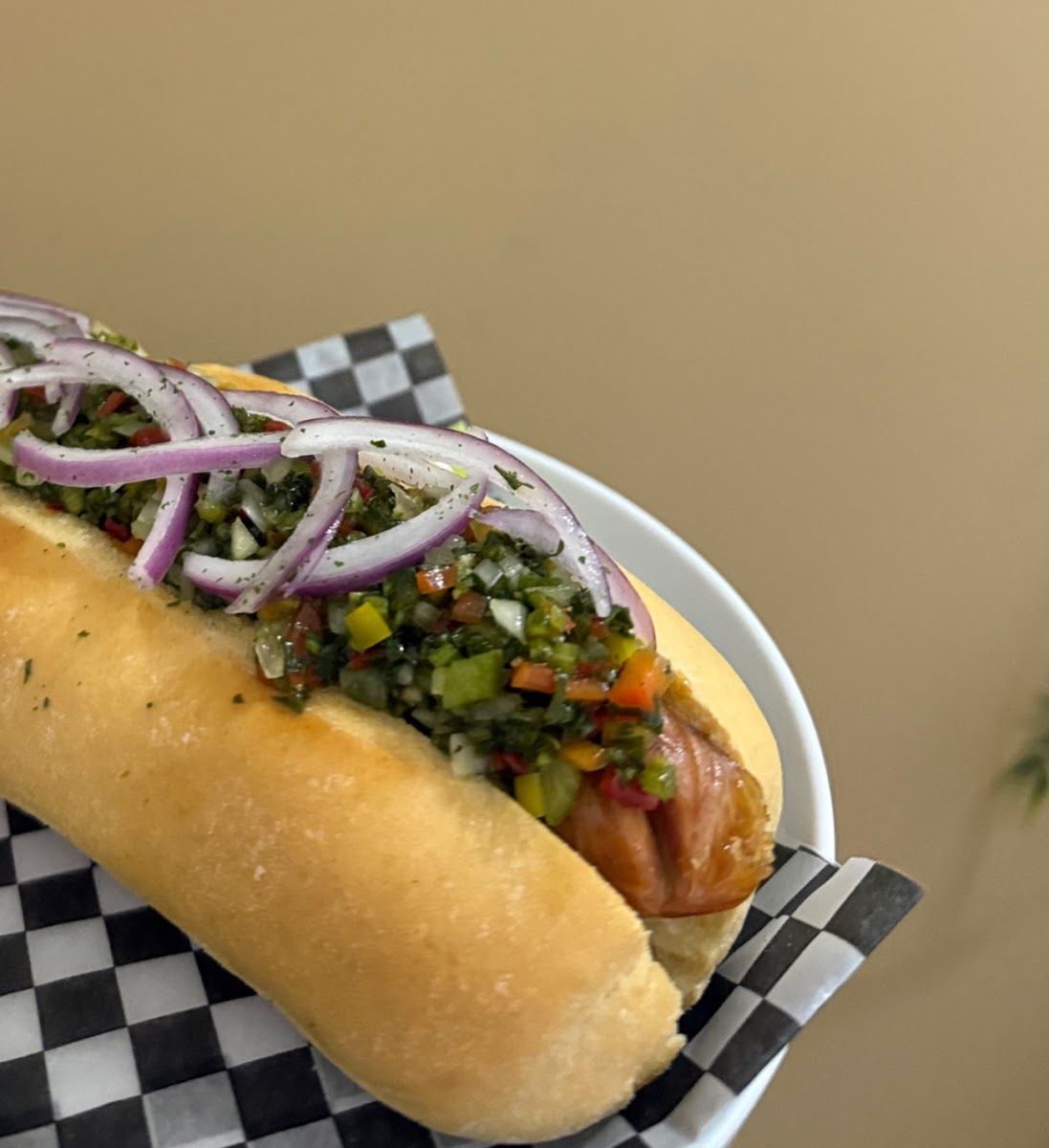 Choripán con chimichurri — Bendito Sazon