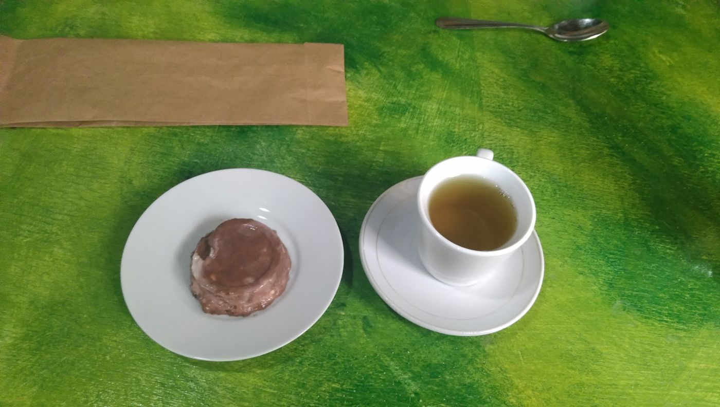 Postre y té en Casa Jharikanda
