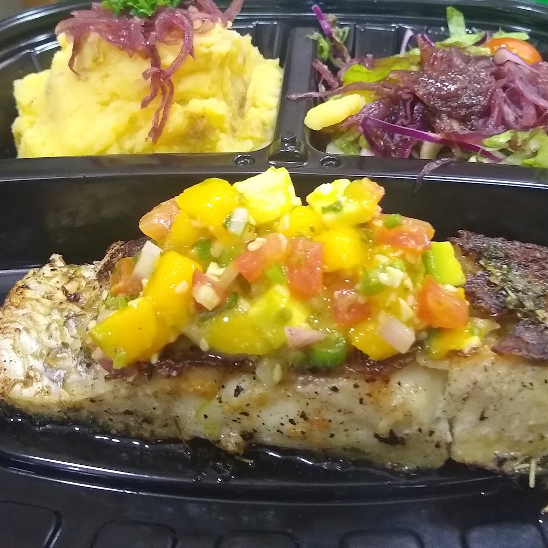 Pescado con salsa de mango — Cayena Comida Rápida y tipica