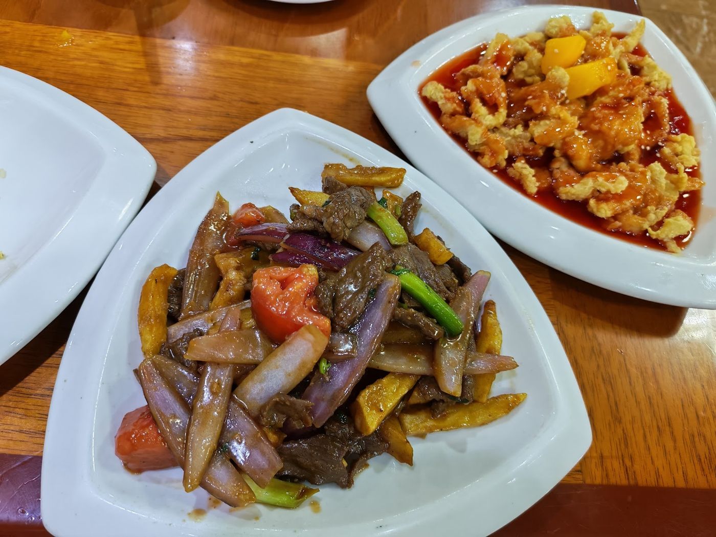 Platos para compartir — chifa chino Lin