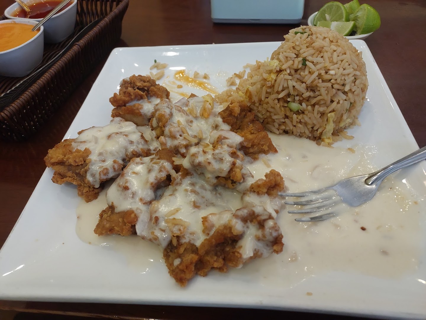 Chaufa con pollo frito — Chifa Cosecha