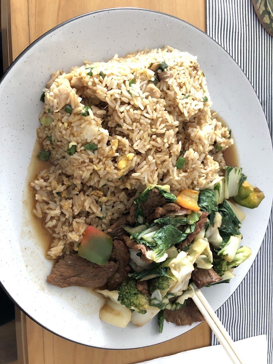 Chaufa con verduras — Chifa Kam Fú