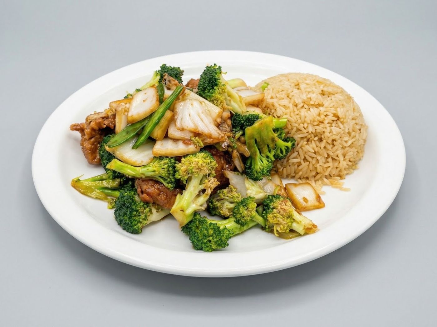 Brócoli y carne — Chifa ñufun
