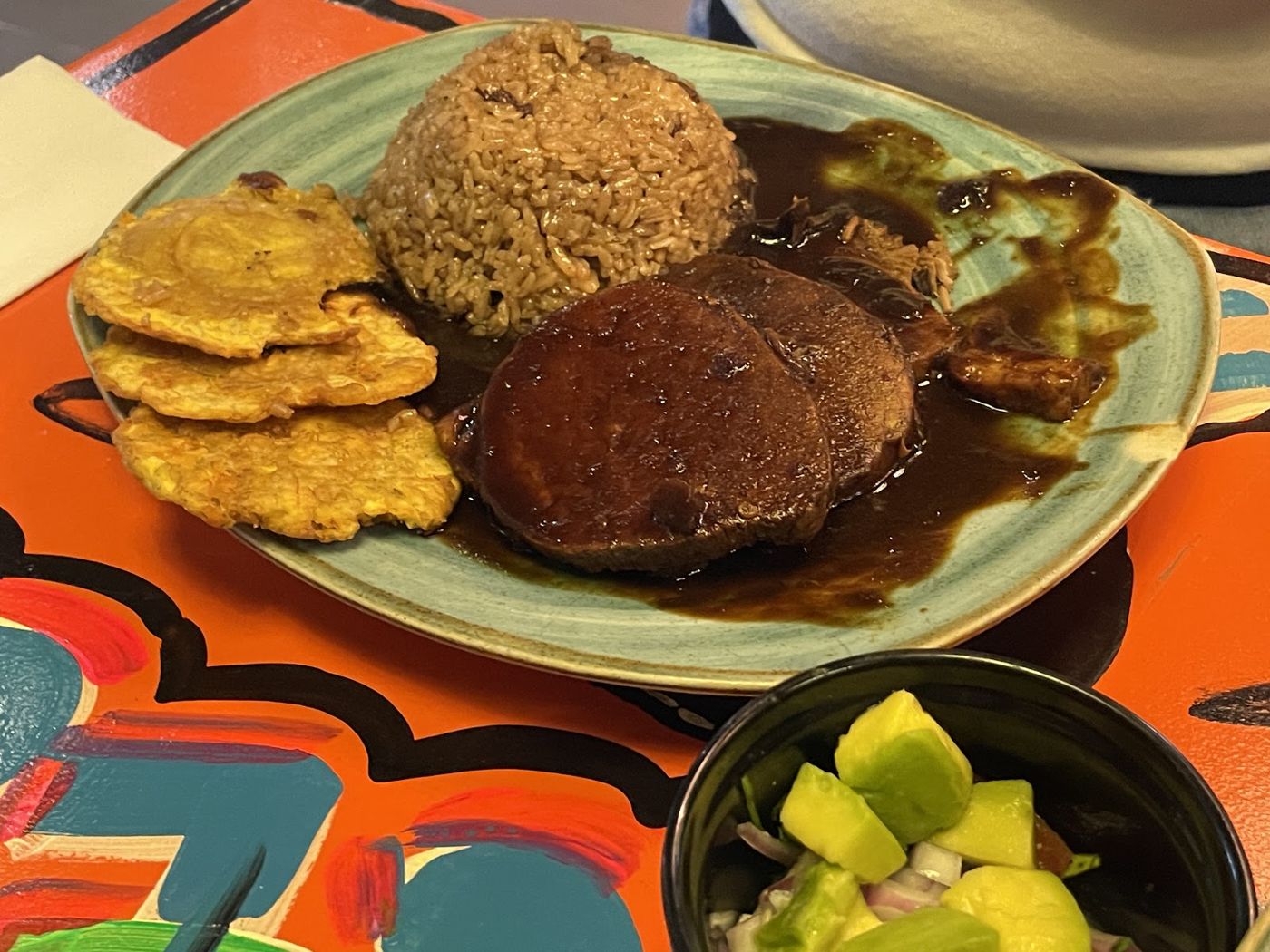Arroz, posta y patacones — Cucayo - Cocina De Aquí