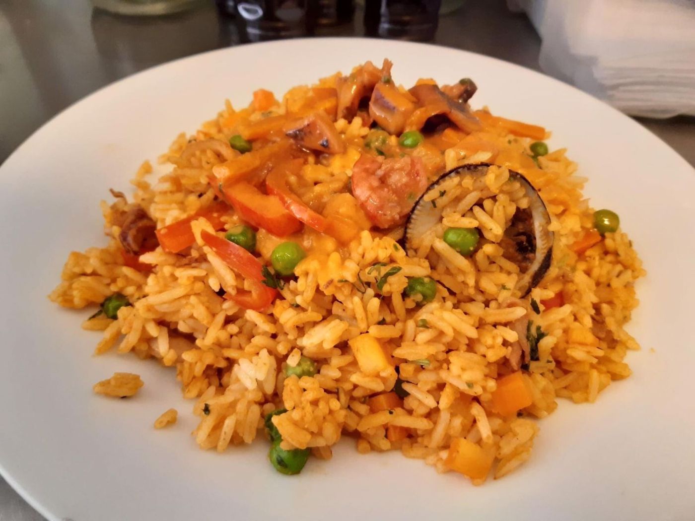 Arroz con verduras — Don Joaquín, Restaurante