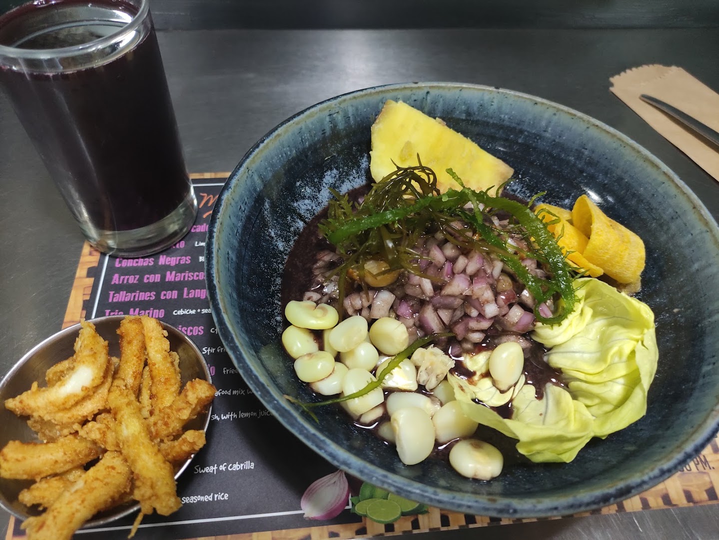 Ceviche con chifles — El Cebiche de Ronald