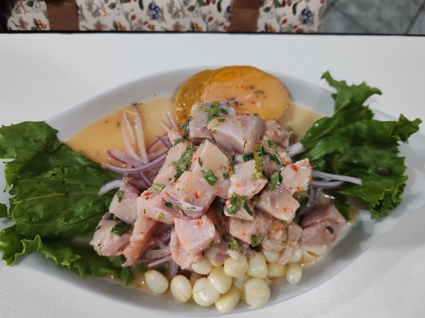 Ceviche con camote — El Rincón Del Chato Barraza