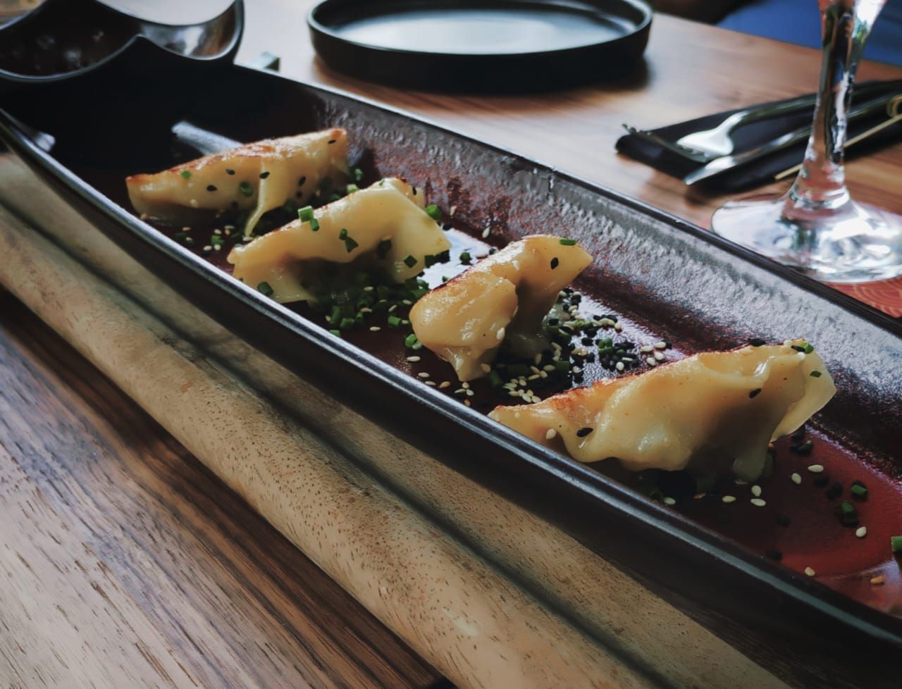 Gyozas con cebollín — Izumi Restaurant