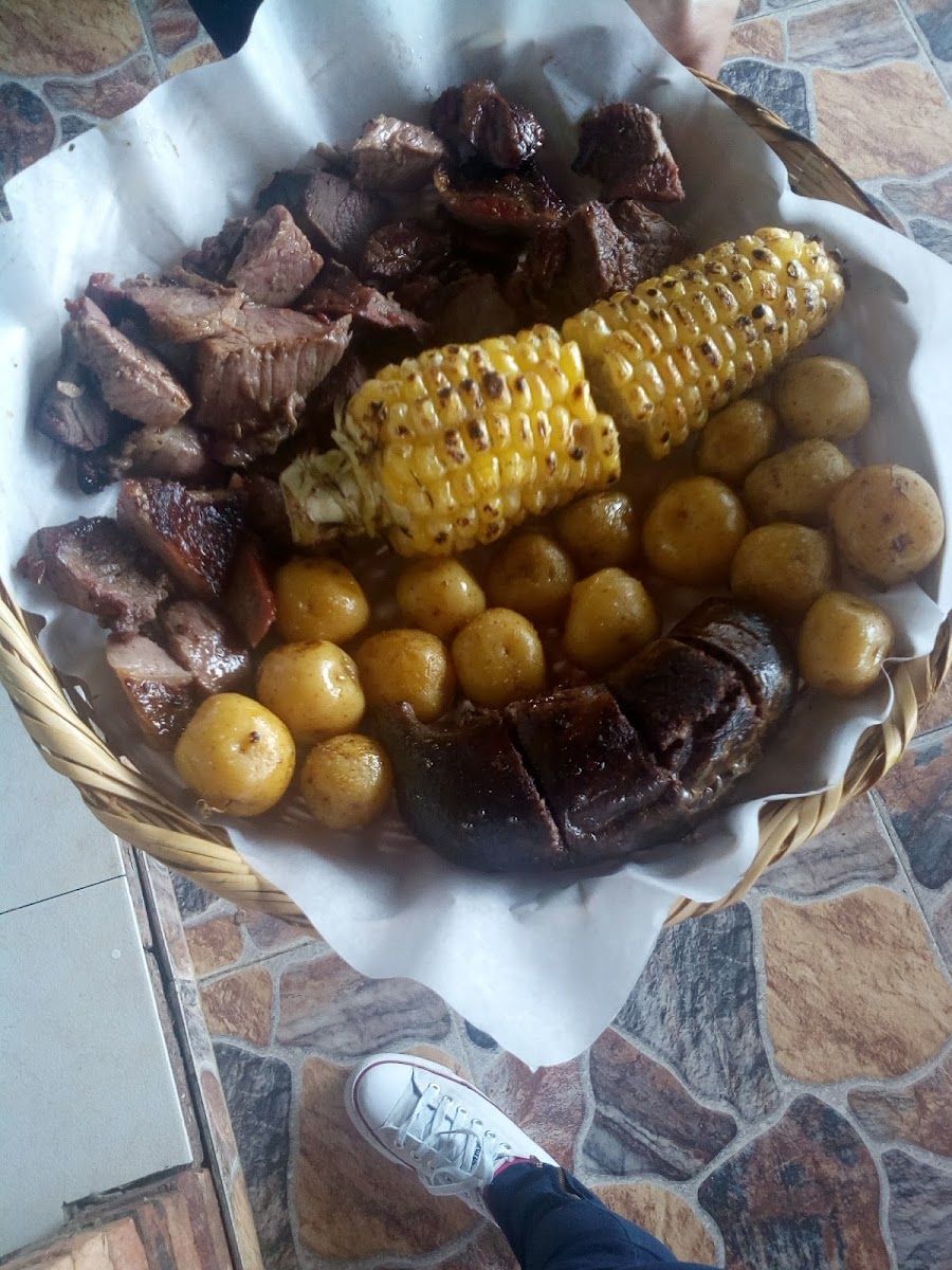 Picada con papa criolla — Juan Karnes Parrilla