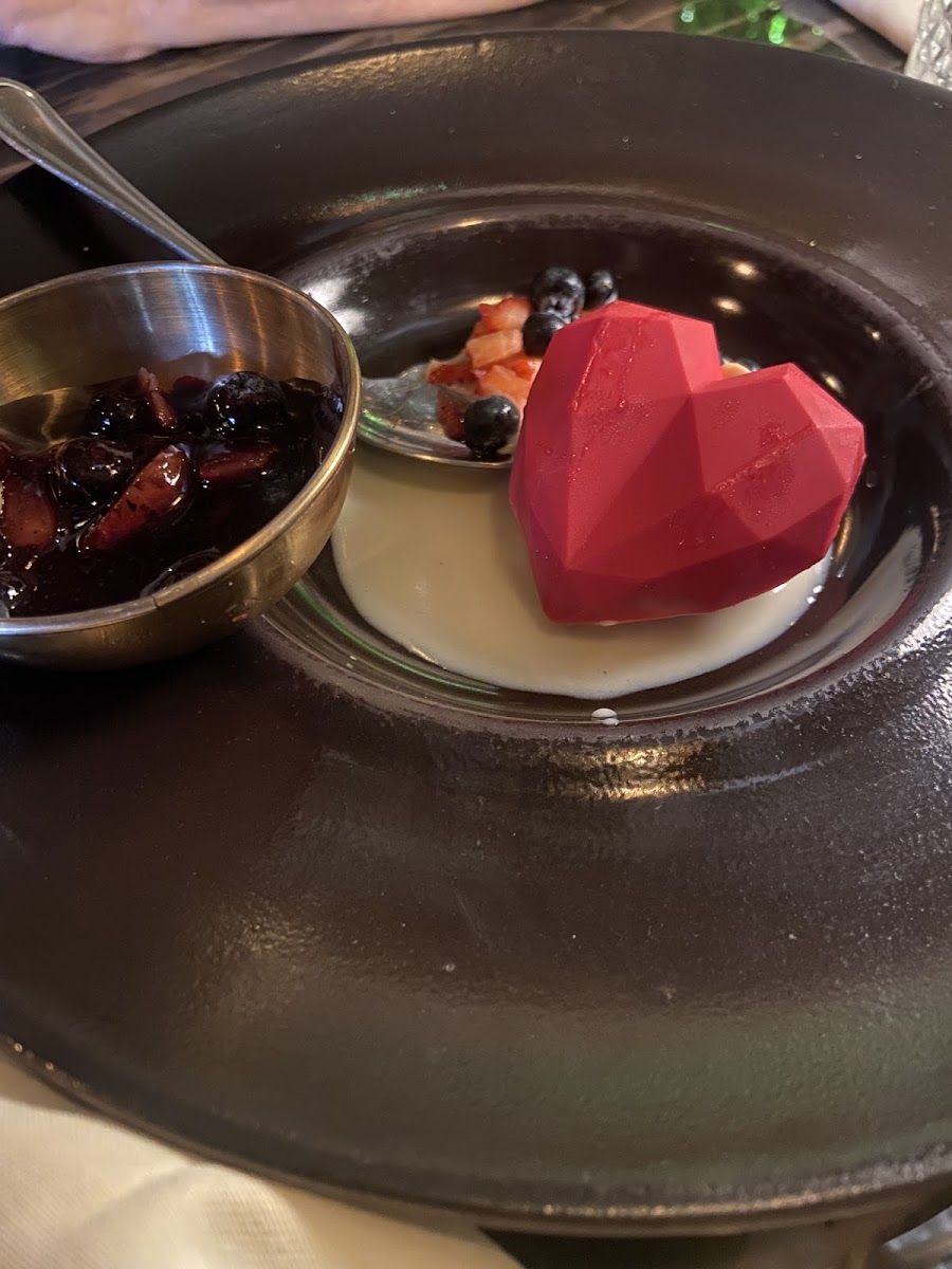 Postre en forma de corazón — Kinto Elemento