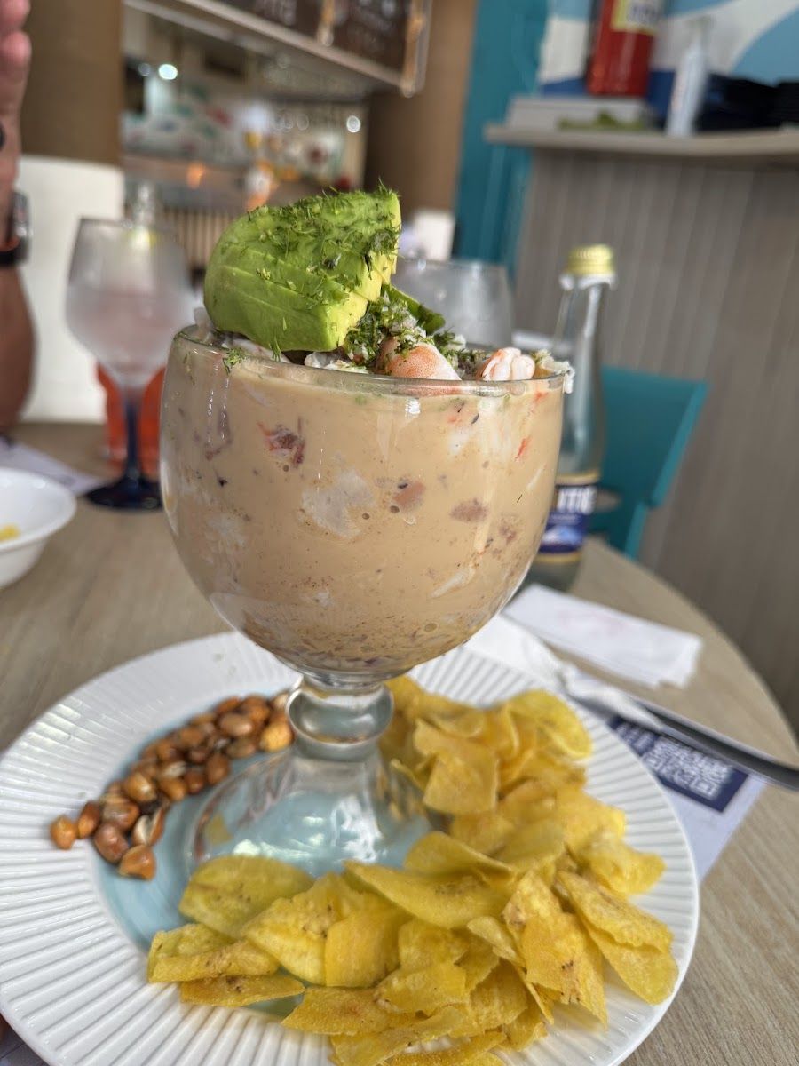 Ceviche en copa — La Caraway