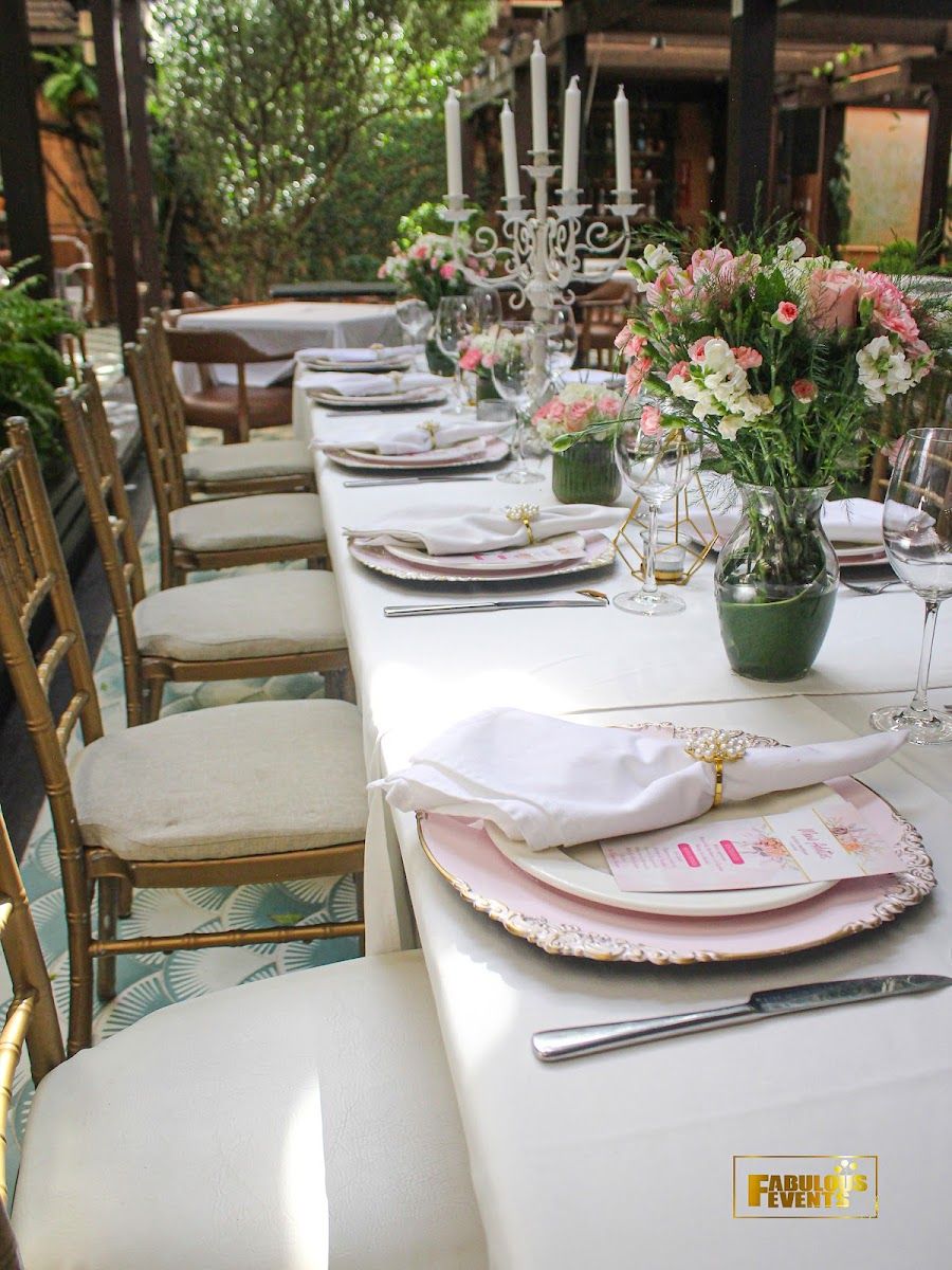 Mesas para celebrar en La Cassina