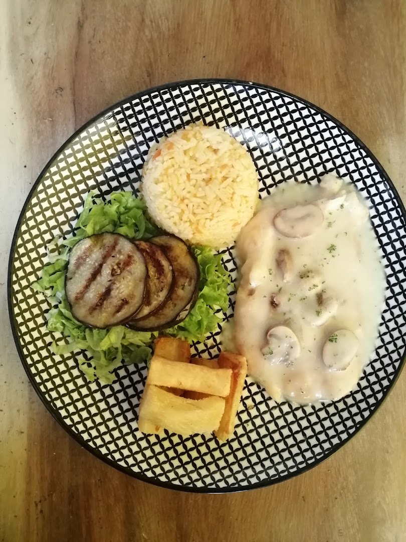 Berenjena, arepa y plátano — Meridiano - Cocina de casa