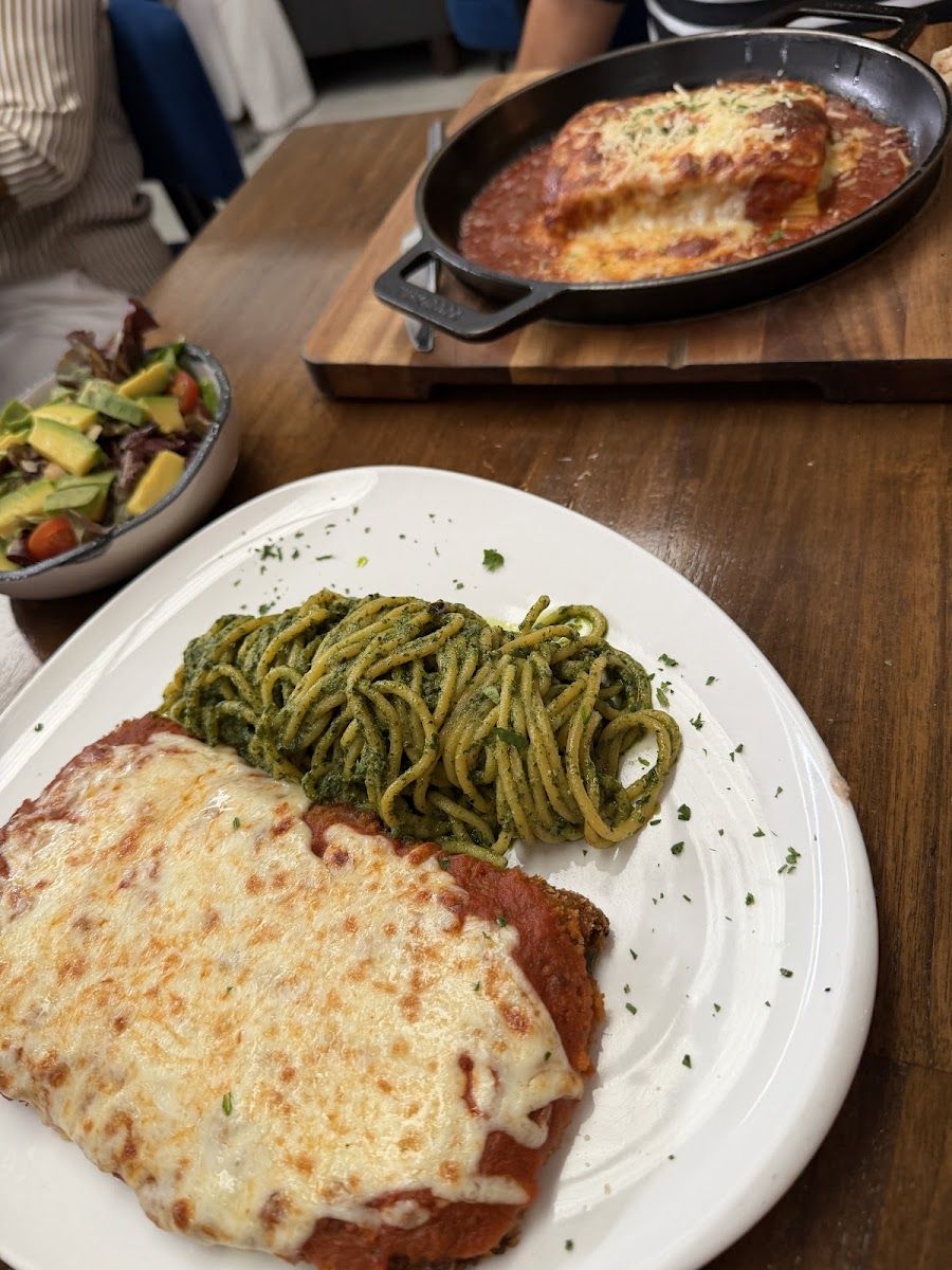 Gratinado con pasta al pesto — Mia Nonna