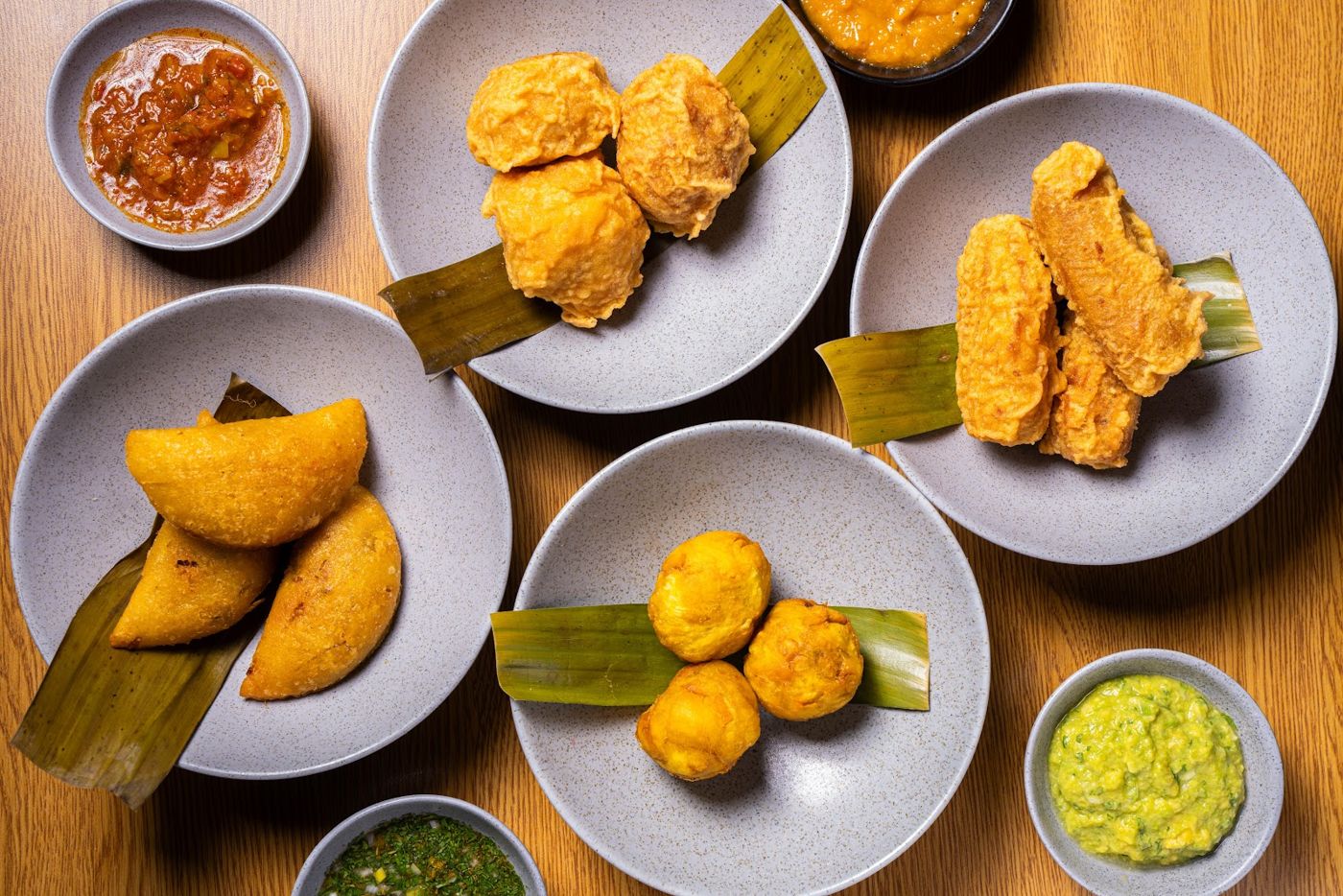 Empanadas y fritos con ají — Origen
