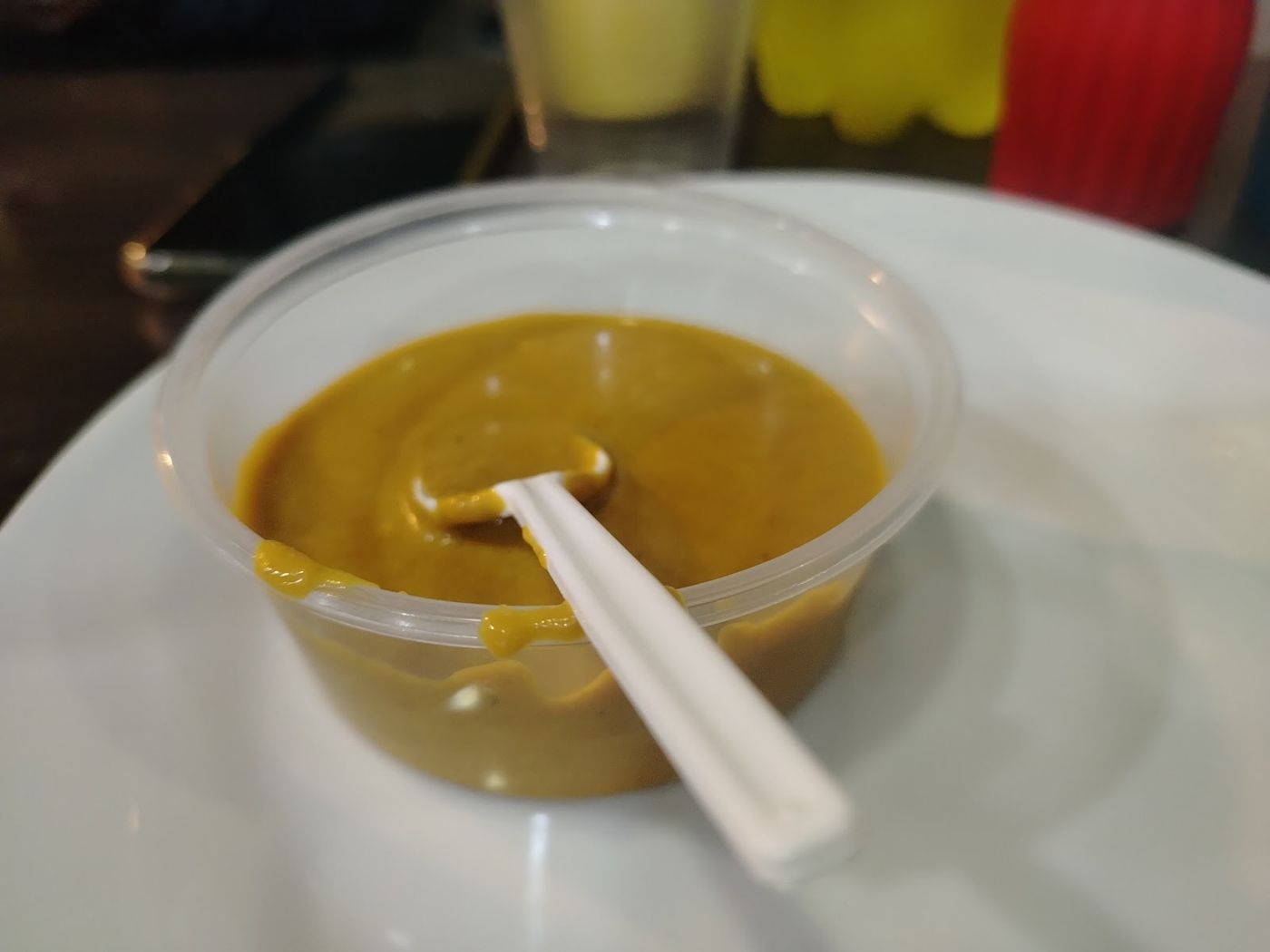 Nuestro ají en Pollos a La Brasa Dragón