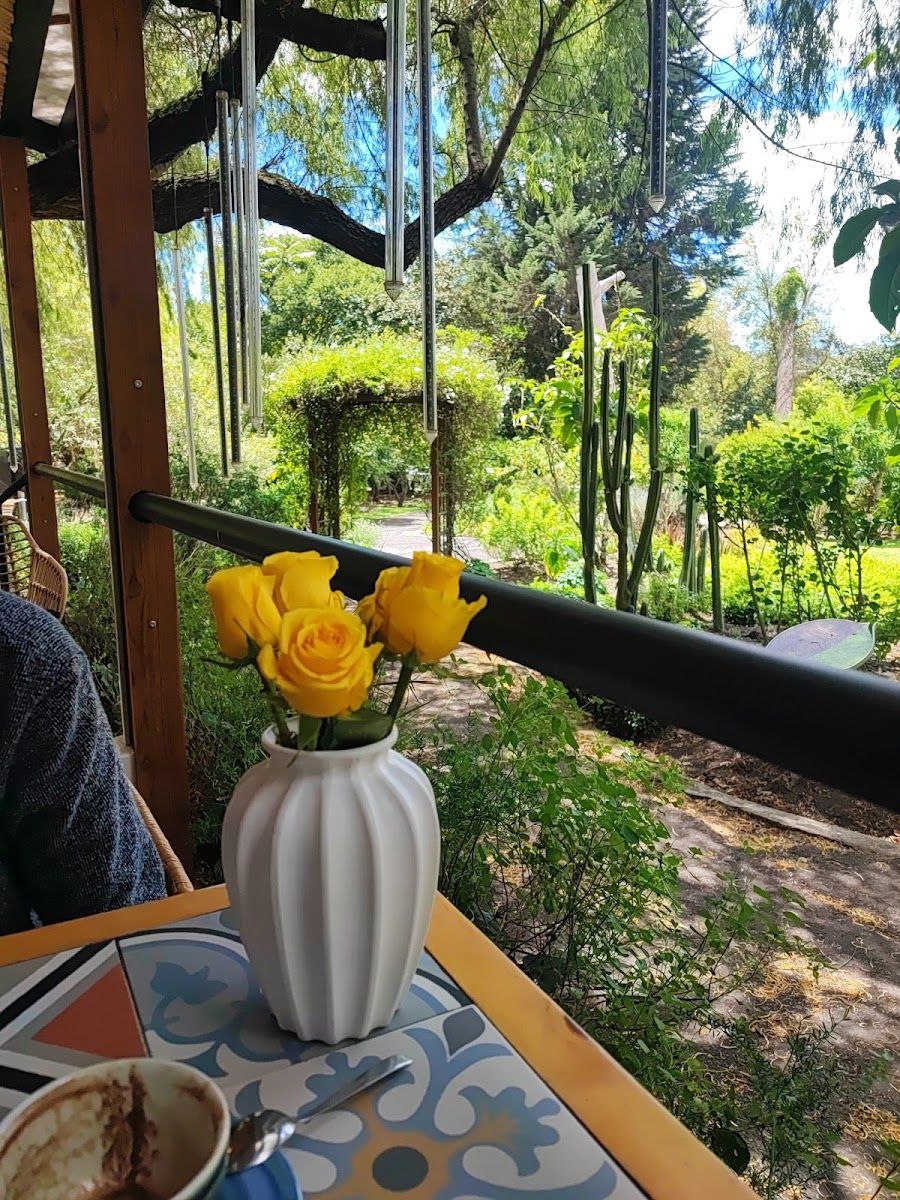 Mesa con vista al jardín — Restaurante Botánico - Quito