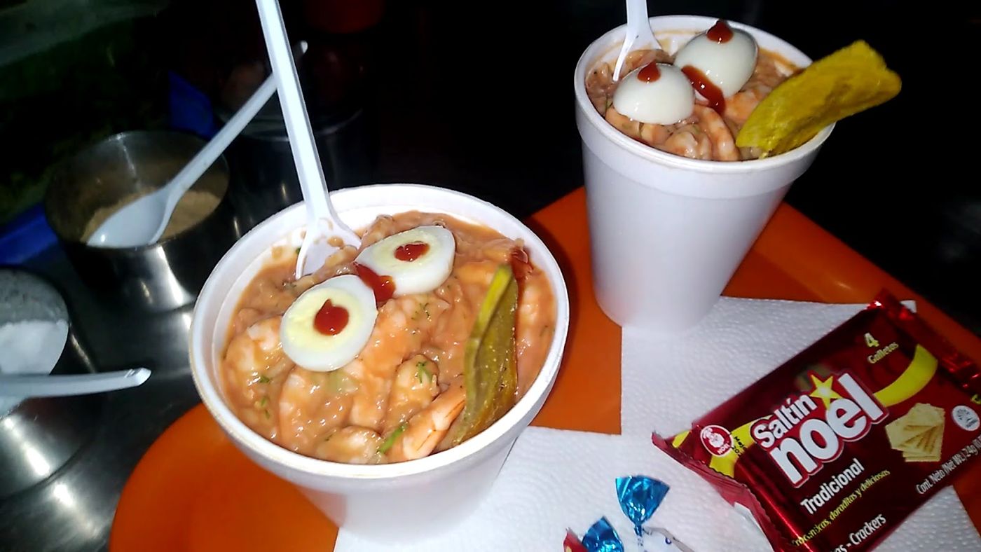 Cócteles de camarón — RESTAURANTE Curramba de la 48