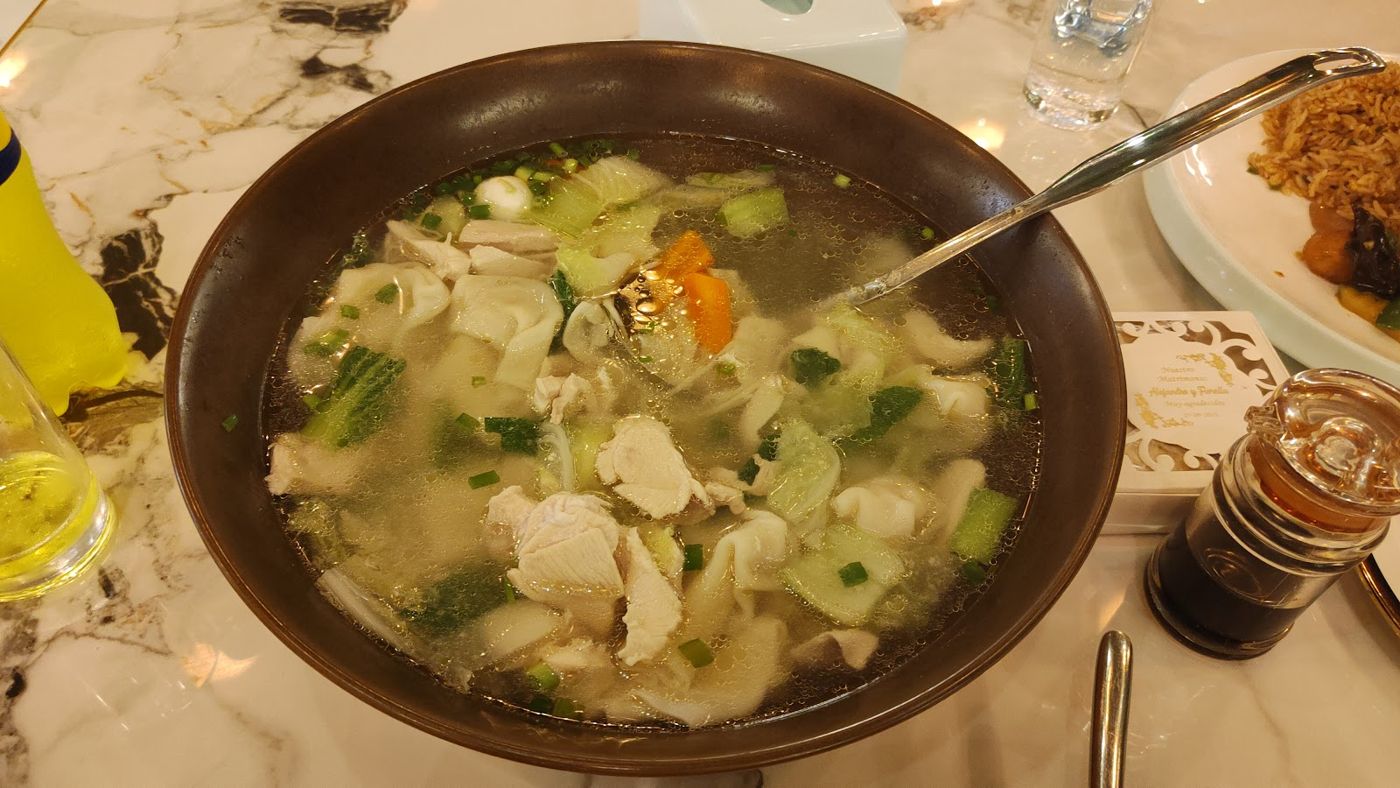 Sopa con verduras — 帝都酒楼 RESTAURANTE DIDU.