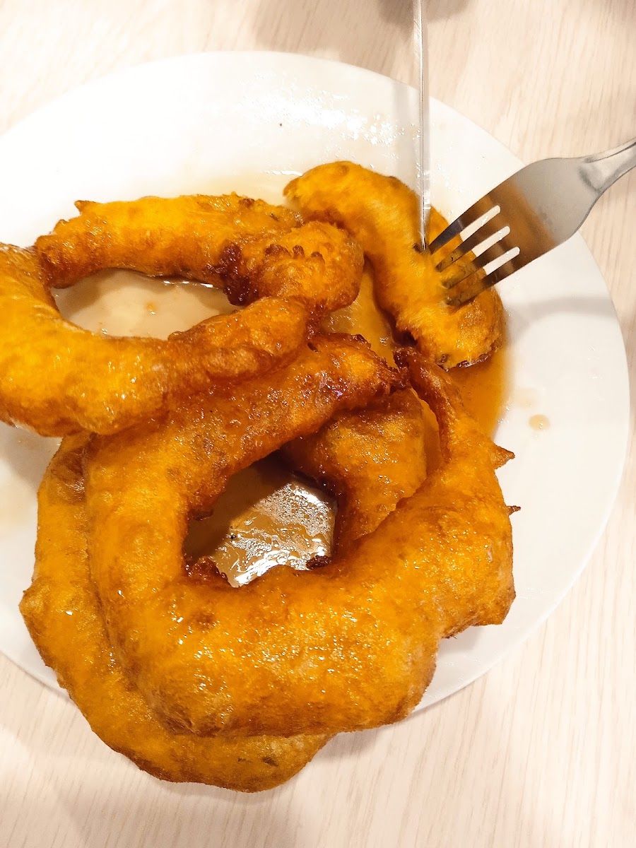 Picarones con miel — Restaurante EDITH
