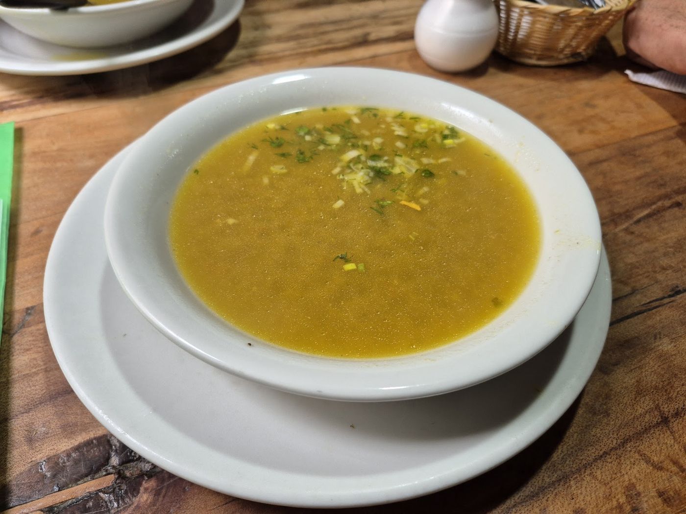 Sopa caliente — Restaurante El Antioqueño