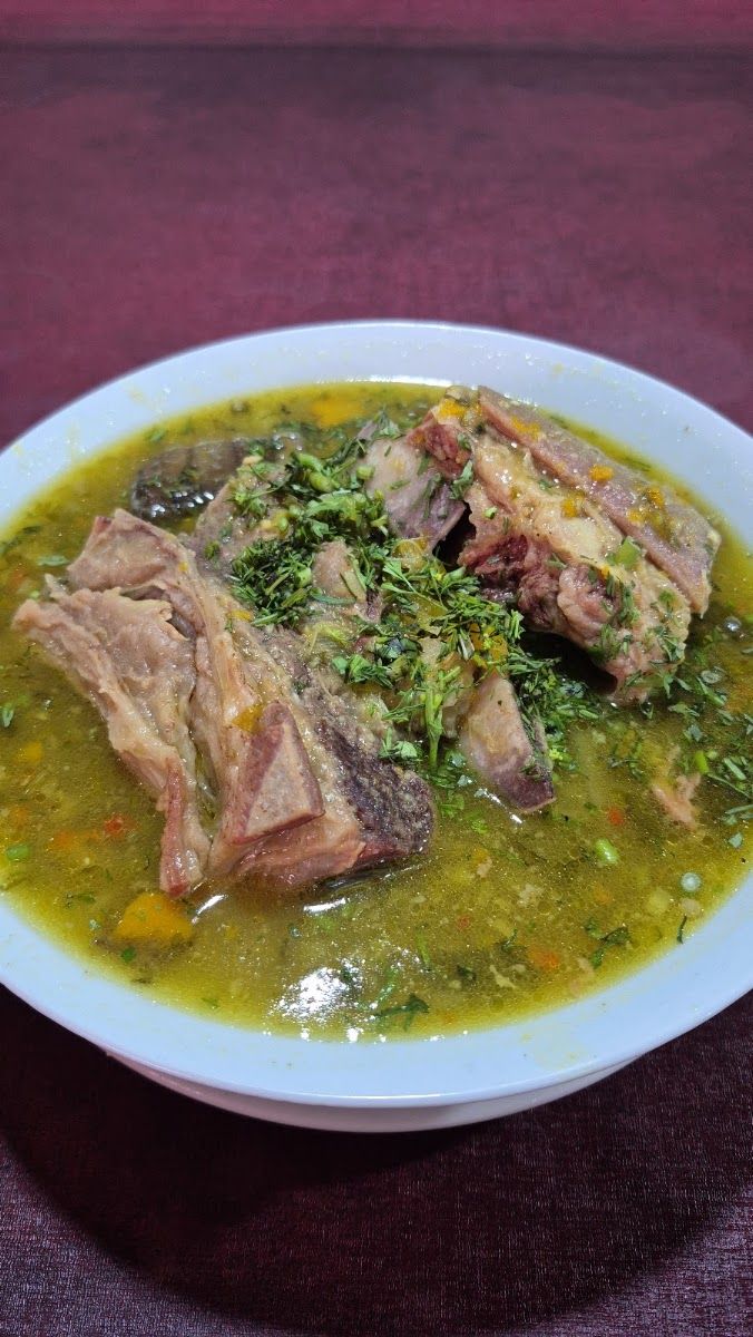 Sopa con costilla — Restaurante El Venado De Oro