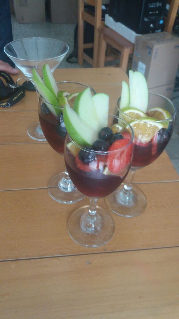 Copas de sangría — Restaurante San Marzano (San Pío)