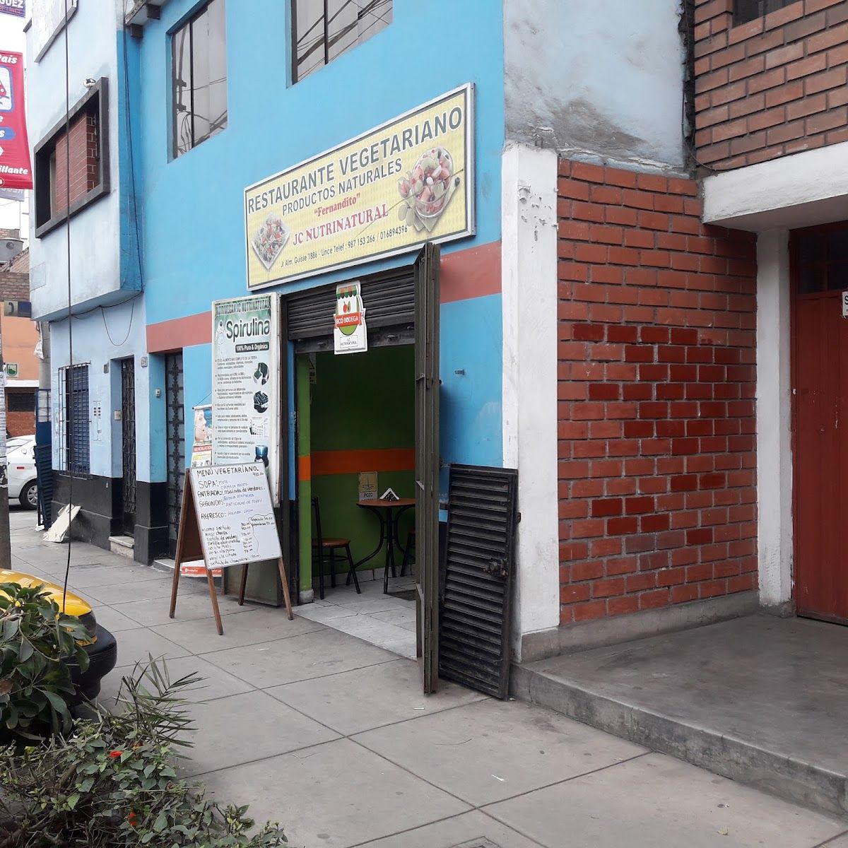 Nuestra fachada — Restaurante vegetariano Fernandito