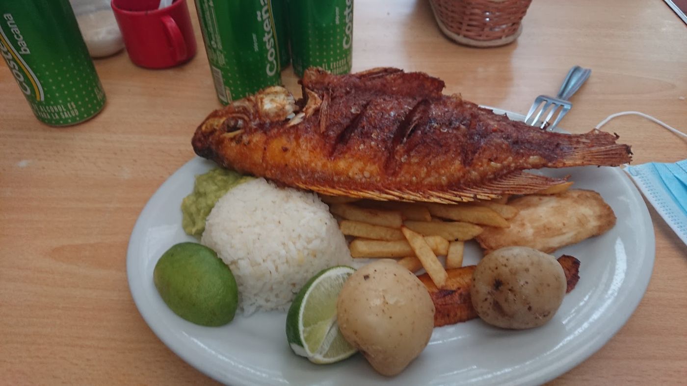 Mojarra frita — Restaurante Zapatoca