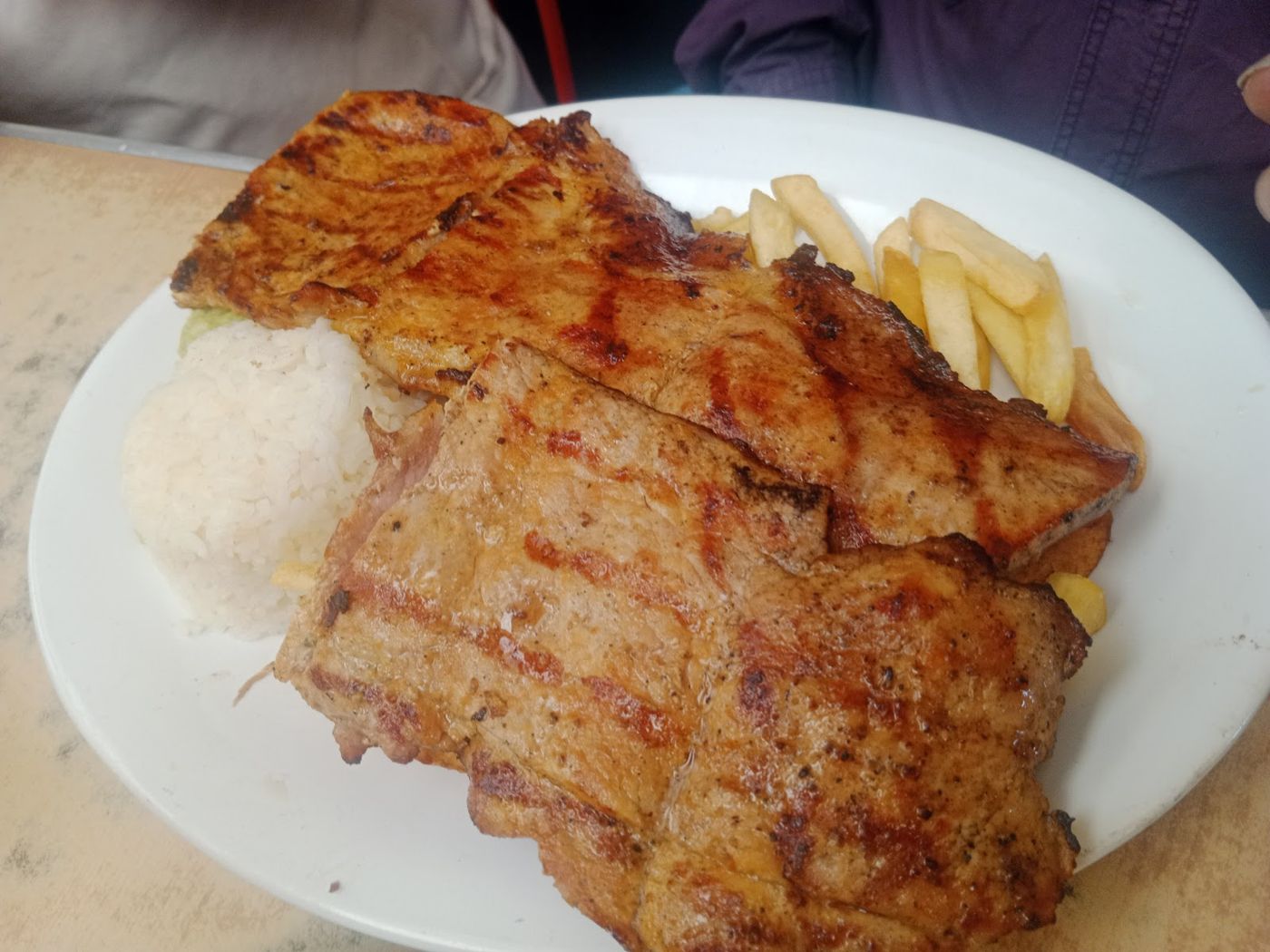 Carne asada con papas — Restaurante Zapatoca