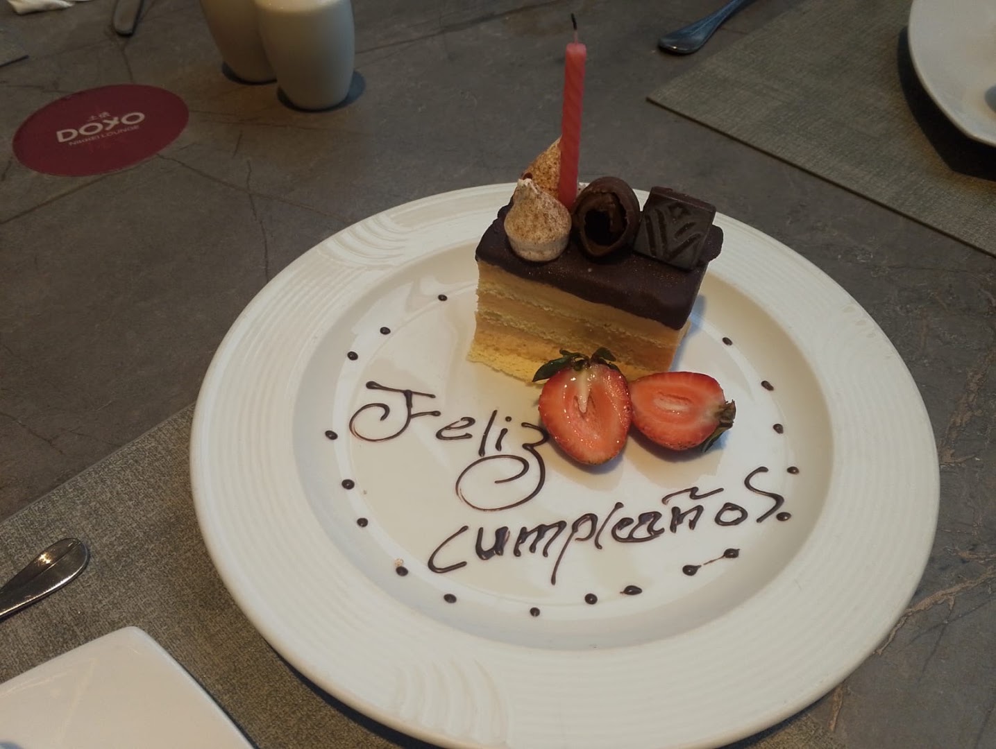 Torta con mensaje de cumpleaños — Rio Grande