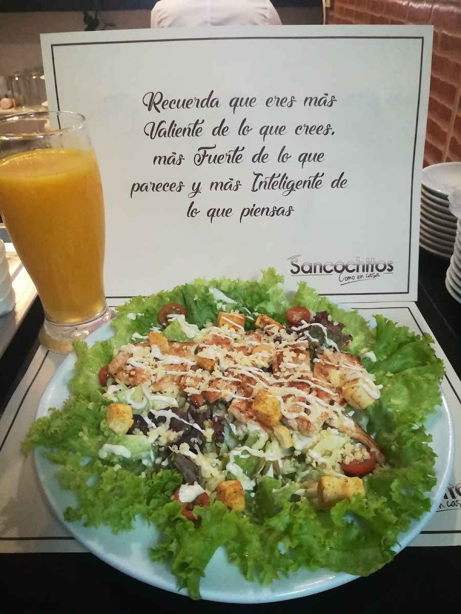 Ensalada con jugo — Sancochitos