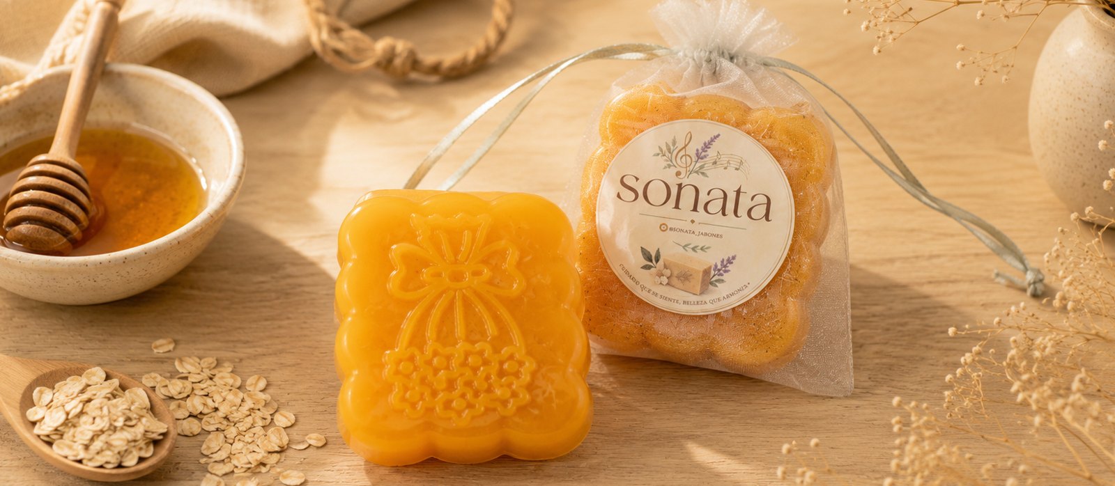 Jabón Exfoliante artesanal Sonata