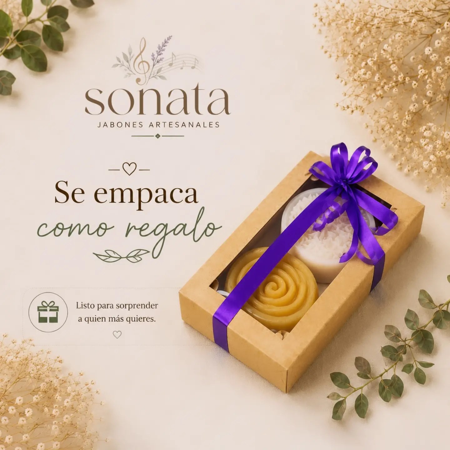 Sonata — se empaca como regalo