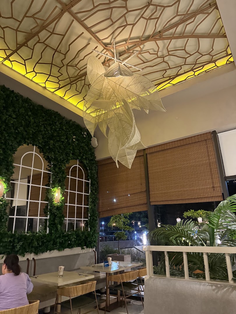 Techo decorado con plantas — Zaitún Caribe